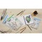Clairefontaine 975020C Bloc Colle Cray'ON - 50 Feuilles Papier Dessin Blanc au Grain Fin - A4 21x29,7 cm 120g