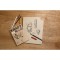 Clairefontaine 975815C Bloc Encolle Papier Kraft - 50 Feuilles Papier Kraft Verge Brun A4 21x29,7 cm 120g - Papier Do
