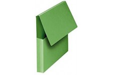 Lot de 10 : OXFORD Pochettes VIP 24x32cm Carte Kraft Epaisseur 240g Capacite 200 Feuilles Vert Vif