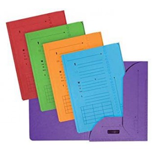 Lot de 25 : Ultimate Porte-documents avec 2 rabats Format A4 Bleu