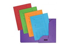 Lot de 25 : Ultimate Porte-documents avec 2 rabats Format A4 Bleu