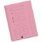 OXFORD Lot de 25 Sous-Dossiers A4 Capacite 200 Feuilles Carte Kraft Epaisseur 240g Rose