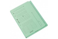 OXFORD Lot de 25 Sous-Dossiers A4 Capacite 200 Feuilles Carte Kraft Epaisseur 240g Vert