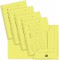 OXFORD Lot de 25 Sous-Dossiers A4 Capacite 200 Feuilles Carte Kraft Epaisseur 240g Jaune Pastel