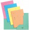 OXFORD Lot de 25 Sous Dossier HV Format A4 en Kraft Assortis