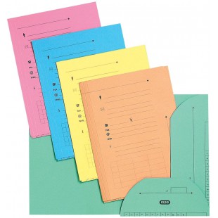 OXFORD Lot de 25 Sous Dossier HV Format A4 en Kraft Assortis