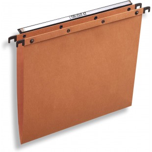Ultimate Carte Kraft Lot de 25 Dossiers Suspendus pour Tiroir A4 Fond en V Orange