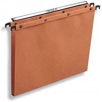 Ultimate Carte Kraft Lot de 25 Dossiers Suspendus pour Tiroir A4 Fond en 15mm Orange - Dossier Suspendu Vertical
