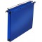 Ultimate PP Lot de 10 Dossiers Suspendus en Polypropylene Opaque pour Tiroir Fond 30mm Bleu