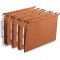 Ultimate Carte Kraft Lot de 25 Dossiers Suspendus pour Armoire A4 Fond 30mm Orange - Dossier Suspendu Lateral