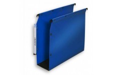 Ultimate PP Lot de 10 Dossiers Suspendus en Polypro Opaque pour Armoire Fond 80mm Bleu