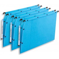 L'OBLIQUE 19931 Dossier suspendu Azv Ultimate Carte Canson Kraft Armoire 240 g Entraxe 330 mm H275 mm Fond V Boite de 25 Bleu