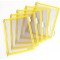 Lot de 10 : Tarifold Fr 114004- Pochettes a pivots A4 PVC pour Support Kit Presentoir Mural et Pupitre porte document Metal, Cou