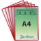 Lot de 5 : Tarifold Fr 154503- Pochettes a suspendre pour documents A4 Anse Metallique, Cadre Resistant en Fil de Acier, Couleur
