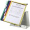 Tarifold Fr 434109 - Kit Support Pupitre Metal, Presentoir de table consultation des documents avec 10 Pochettes A4 PVC a  pivot