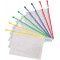 Lot de 8 : Tarifold Fr 509009- Pochettes Plastique A4 Zip, Fermeture eclair Document Chemises transparentes Dossier pour Bureaux