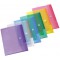 Lot de 12 : Tarifold 12 Enveloppes Porte-documents Plastique Fermeture Scratch Format A4-6 couleurs x2 (Bleu, Violet, Vert, Jaun