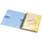 Lot de 12 : Tarifold 12 Enveloppes Porte-documents Plastique Perforees Fermeture Scratch Format A4-6 couleurs x2 (Bleu, Violet, 