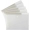 Tarifold Fr 510711- Sachet de 5 Pochettes Porte-Documents A4 Plastique Transparent, Enveloppes avec Fermeture Scratc