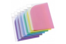 Lot de 12 : Tarifold 12 Pochettes Porte-documents Double De Presentation Format A4 ou A3-6 couleurs x2 (Bleu, Violet, Vert, Jaun