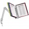 Tarifold Fr 580101-Bras Articule Metal avec etau de fixation, Accessoire de Table pour Kit Support Mural Tarifold- Couleur Gris