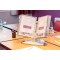 Tarifold Fr 734300 - Kit Pupitre Presentoir de table Design avec 10 Pochettes A4 pour Affichage, Consultation et Presentation Do