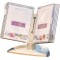 Tarifold Fr 734300 - Kit Pupitre Presentoir de table Design avec 10 Pochettes A4 pour Affichage, Consultation et Presentation Do