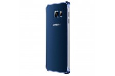  Coque Officiel Samsung Transparente Étui Housse pour Samsung Galaxy S6 Edge+ - Bleu / Noir 