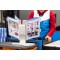 Tarifold Fr 734301 - Kit Pupitre Presentoir de table Design avec 10 Pochettes A4 pour Affichage, Consultation et Presentation Do