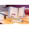 Tarifold Fr 734301 - Kit Pupitre Presentoir de table Design avec 10 Pochettes A4 pour Affichage, Consultation et Presentation Do