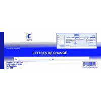 24846 Bloc 95G Traites Normalisees Papier Cheque Amagnetique 270 x 102mm Papier Blanc