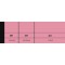 Lot de 10 : Elve 214 Rose Bloc passe-partout 100 feuillets 5 x 15 cm 