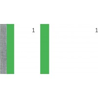 Lot de 10 : BLOC VENDEUR VERT 60X135