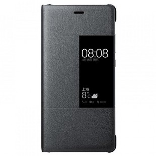 Huawei View Flip Cover pour P9 Plus, brun gris - s'adapte P9 Plus