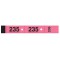 Lot de 20 : Lebon Et Vernay 264-RSE Bloc de 50 tickets vestiaire 3 x 20 cm Rose 