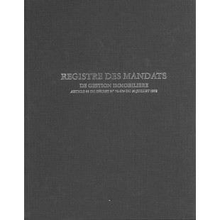 Registre du mandat de gestion immobiliere