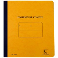 Lot de 5 : POSITION DE COMPTE 210X190 80P