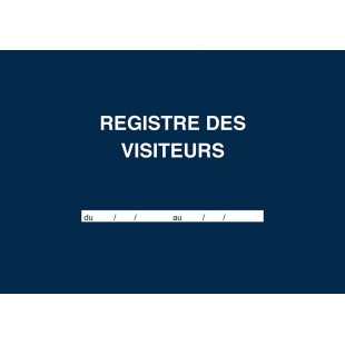 REGISTRE DES VISITEURS 210 X 297 96 P.