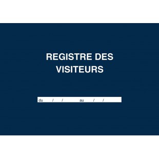 REGISTRE DES VISITEURS 210 X 297 96 P.