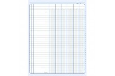 PIQ COMPTABLE 32X25 80P 6 COLONNES