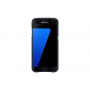 Coque Cuir Noir Pour Samsung Galaxy S7
