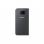 Etui Flip wallet pour Galaxy S7 Edge - Noir