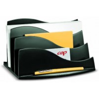 - Trieur a  Enveloppes en matiere 100 % recyclee - Ellypse OWA - 350 R - Noir - Fabrique en France