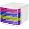 Bloc de Classement 4 Tiroirs Multicolores 394 HM Happy Multicolore