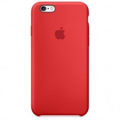 Coque Apple pour iPhone 6+ Silicone, Rouge