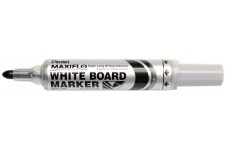 Pentel Maxiflo Green Label Marqueur pour Tableau Blanc a Pointe conique large Noir