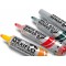 Pentel Maxiflo Green Label Marqueur pour Tableau Blanc a Pointe conique large Rouge