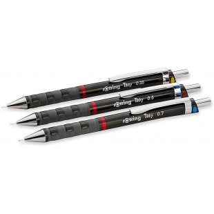 rOtring Tikky Matita Portamine, HB 0.35, HB 0.5, HB 0.7