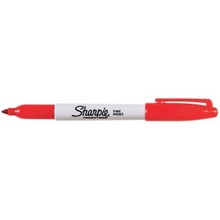 SHARPIE Marqueurs permanent FINE pointe ogive 1 mm Rouge