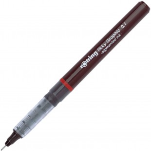 - Tikky Graphic stylo feutre, largeur de trace 0,1 mm avec encre pigmente